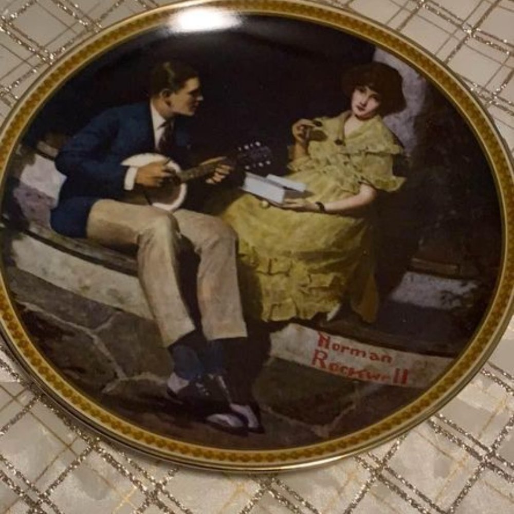 "Pondering In the Quiet", by Norman Rockwell